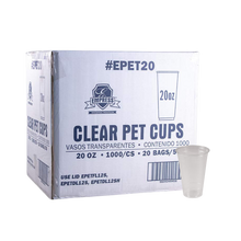 Load image into Gallery viewer, Empress PET Clear Cup 20oz 1000/cs