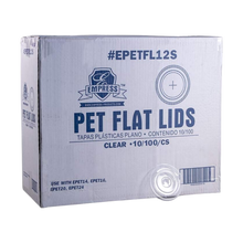 Load image into Gallery viewer, Empress Flat Straw Slot Lid for 12oz-24oz 10/50/cs