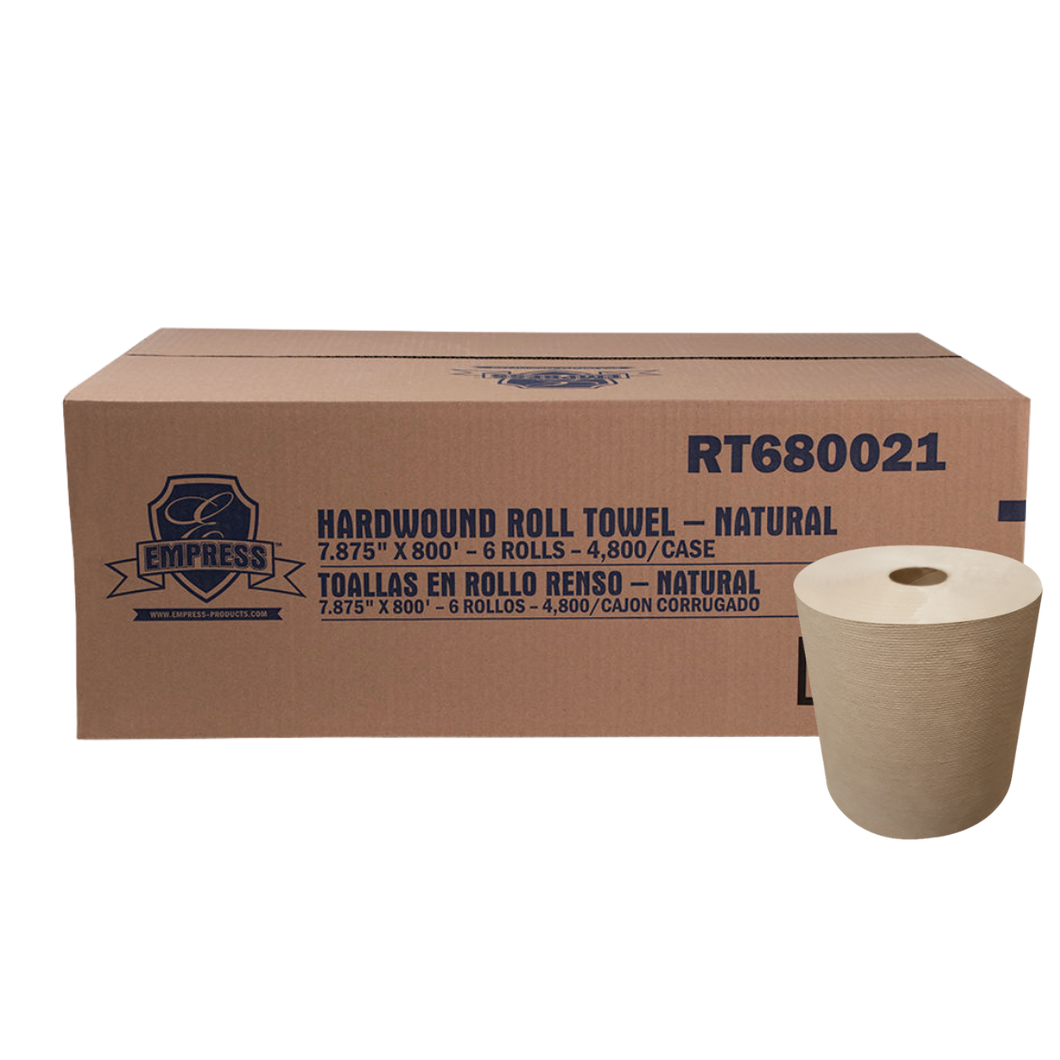 Empress Natural Roll Towel 800ft 6/cs