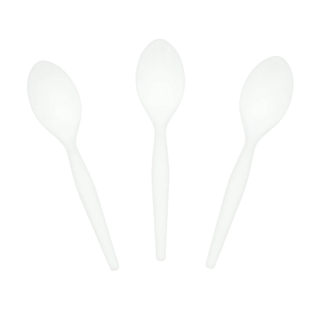 Medium White Spoons 1000/cs