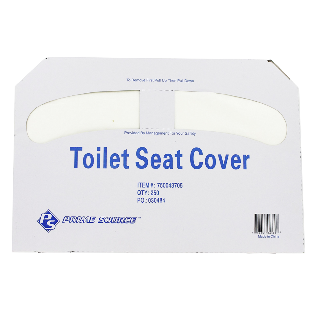 Prime Source Toilet Seat Covers 250/pk 20pk/cs 5000/cs